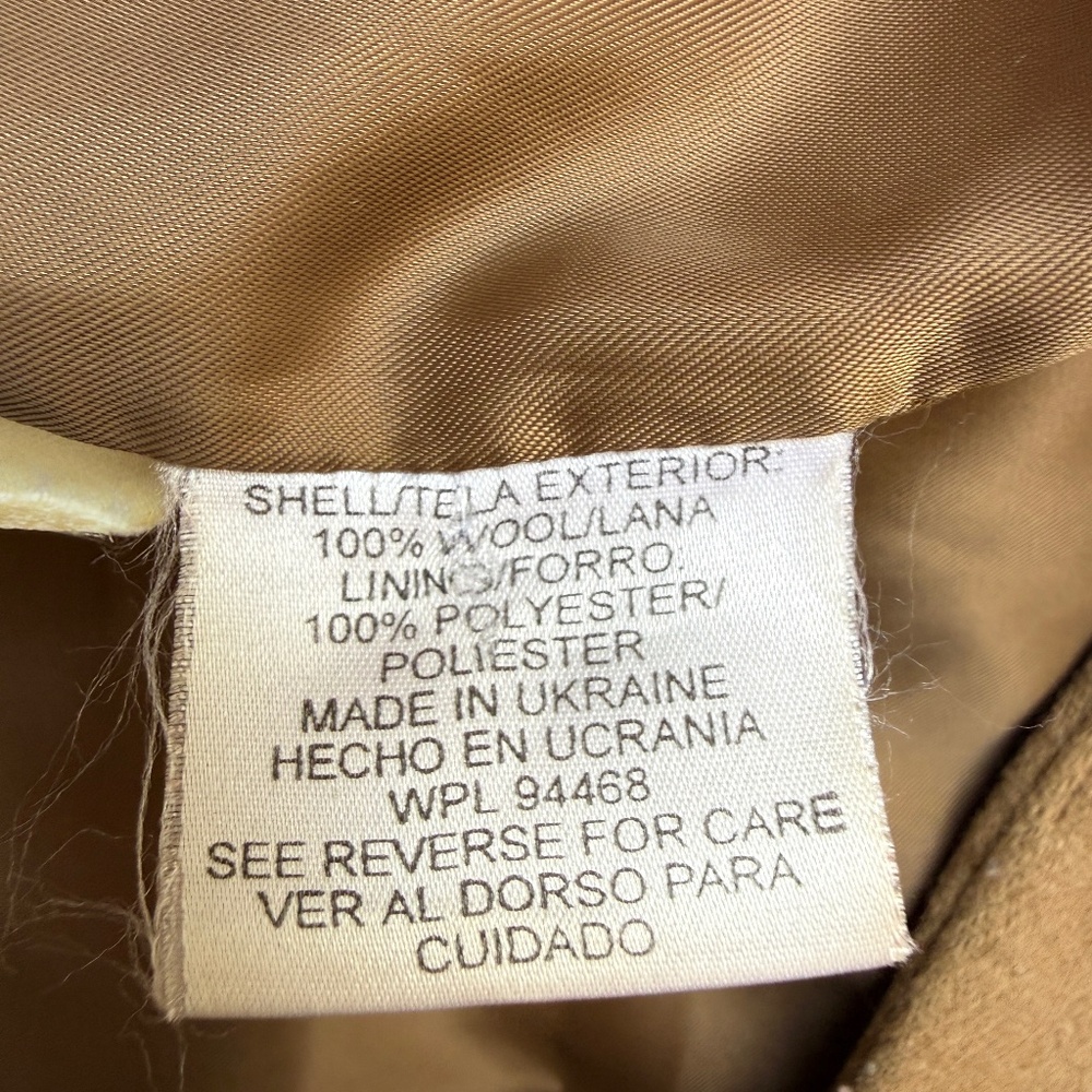 Vtg Donna Brook | Wool Tan Jacket | Size 10P | Classic & Elegant‎ - Picture 4 of 8